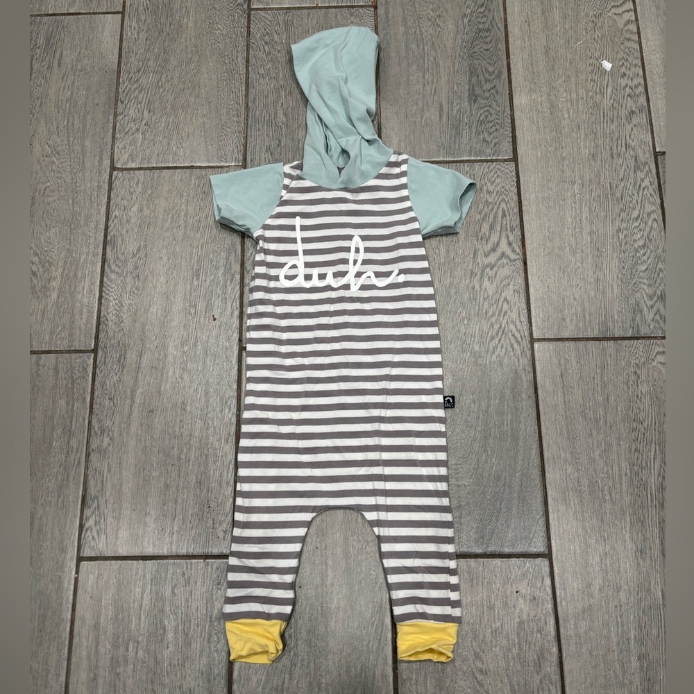 Rags “Duh” Romper Size 12-18 months